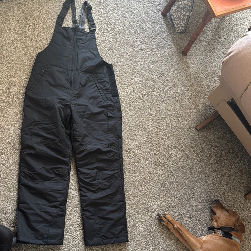 Men's Black Overalls